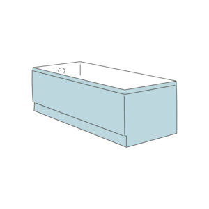Ba§eras Frontal acr°lico 1 lateral acrilico