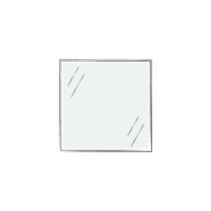 Espejo pack cuadrado no