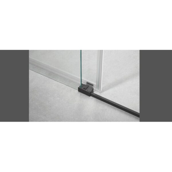 perfil negro mampara basic