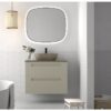 Conjunto mueble de baño con lavabo sobre encimera de microtec Paris Avila Dos principal 0