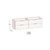 Mueble de baño Ávalon Torvisco croquis 2