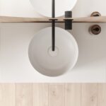 Conjunto mueble de baño con lavabo sobre encimera Yoko Top Amizuva detalle 5