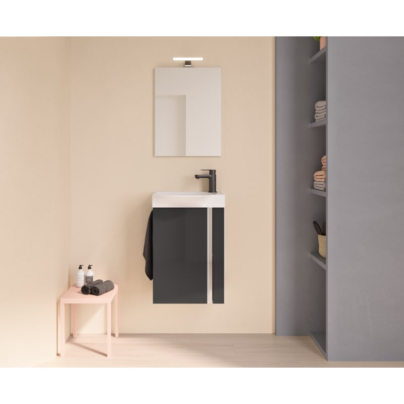 Conjunto completo mueble de baño fondo reducido 34 cm Elegance Royo principal 0