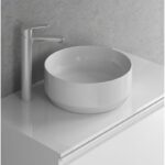 Conjunto mueble de baño con lavabo sobre encimera Yoko Top Amizuva detalle 7