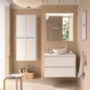 Conjunto mueble de baño con encimera de madera Noja Salgar principal 2