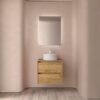 Conjunto mueble de baño con encimera de madera Noja Salgar ambiente 15