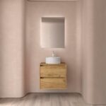 Conjunto mueble de baño con encimera de madera Noja Salgar ambiente 15