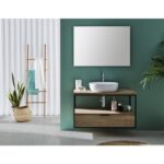 Conjunto mueble de baño con lavabo sobre encimera Estructura Sanchís principal 0