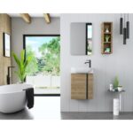 Conjunto mueble de baño fondo reducido 22 cm Versa Coycama principal 0