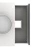 Conjunto mueble de baño con lavabo sobre encimera Yoko Top Amizuva detalle 6