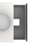 Conjunto mueble de baño con lavabo sobre encimera Yoko Top Amizuva detalle 6