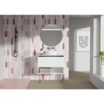 Conjunto mueble de baño con lavabo sobre encimera Yoko Top Amizuva principal 1