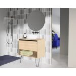 Conjunto mueble de baño con lavabo sobre encimera Yoko Top Amizuva principal 0