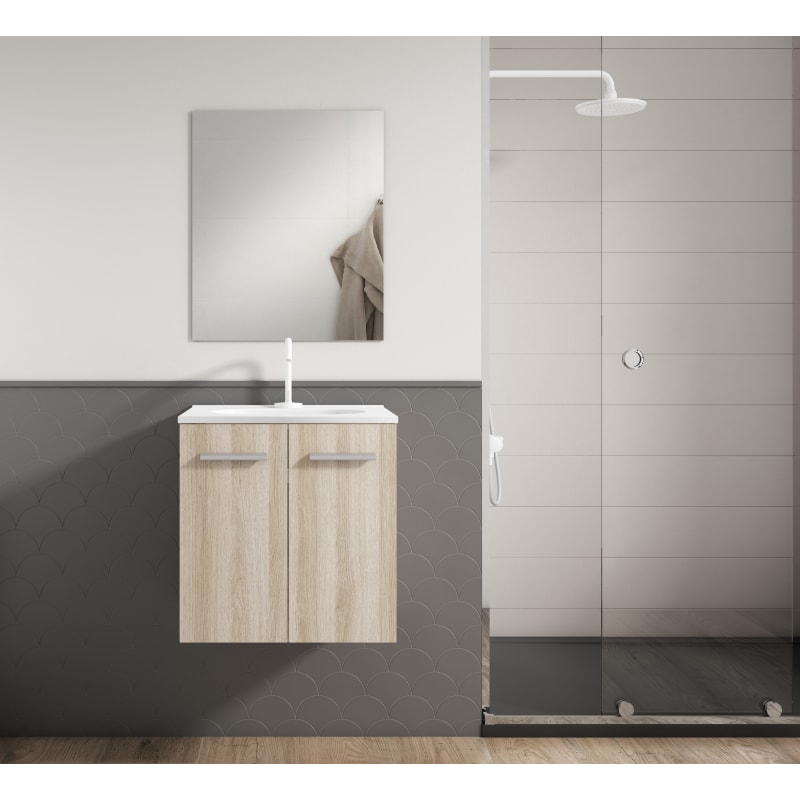 Conjunto completo mueble de baño de fondo reducido 40 cm Noa Visobath principal 0