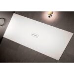 Plato de ducha Solid Surface Corian DuPont Casiopea Hidronatur detalle 1