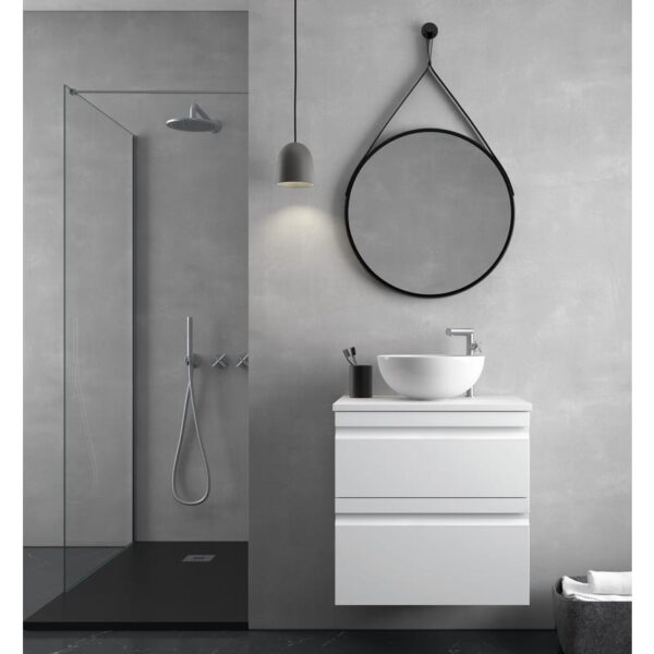 Mueble de baño con encimera de piedra compacta Natalia Avila Dos principal 0