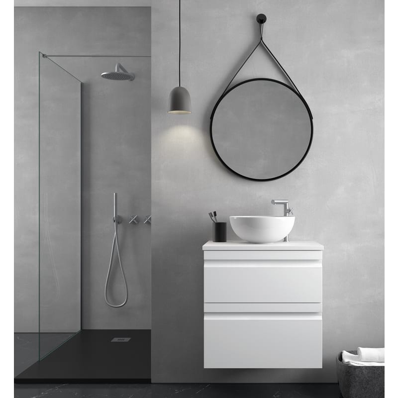 Mueble de baño con encimera de piedra compacta Natalia Avila Dos principal 0