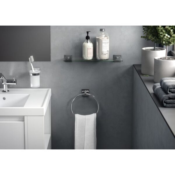 Toallero aro de baño Square Duo Cosmic ambiente 1