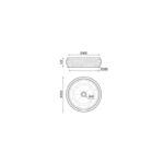 Lavabo sobre encimera Bangalore Bathco croquis 2