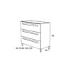 Mueble de baño Paris Avila dos croquis 5