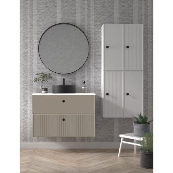 Mueble de baño con encimera de Microtec Blanca Avila Dos detalle 3