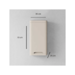 Colgar de baño Loop Avila Dos croquis 4