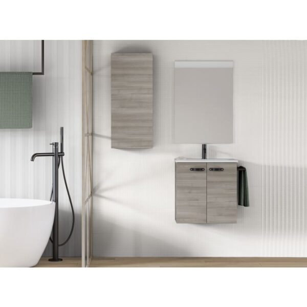 Conjunto completo mueble de baño fondo reducido 35 cm Aneko Amizuva principal 8