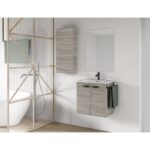 Conjunto completo mueble de baño fondo reducido 35 cm Aneko Amizuva principal 0
