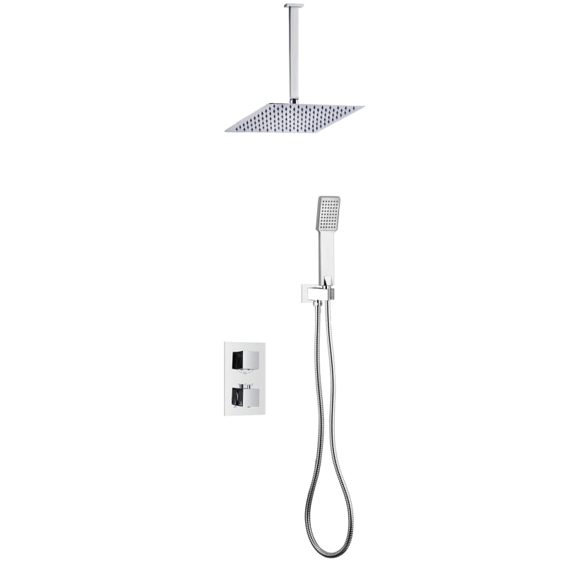 Conjunto de ducha empotrado al techo Artemis Lluvibath principal 0