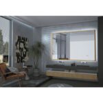 Espejo de baño con luz LED California Ledimex ambiente 1