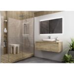 Mueble de baño Lambda con encimera de madera Coycama principal 0