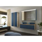 Mueble de baño Lambda con encimera de madera Coycama principal 1