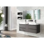 Mueble de baño con encimera de madera Landes Coycama principal 0