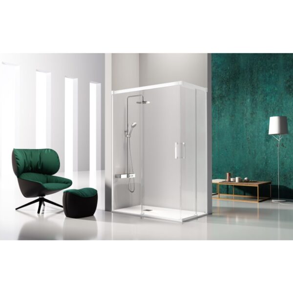 Mampara de ducha angular Glasé (GS607+GS607) Kassandra principal 1