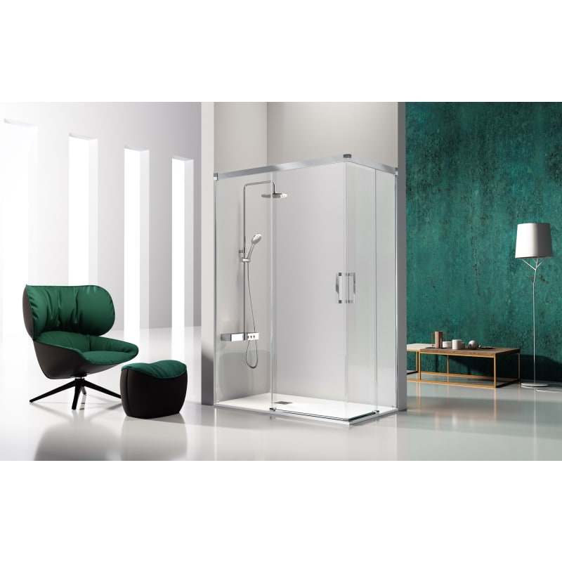 Mampara de ducha angular Glasé (GS607+GS607) Kassandra principal 0