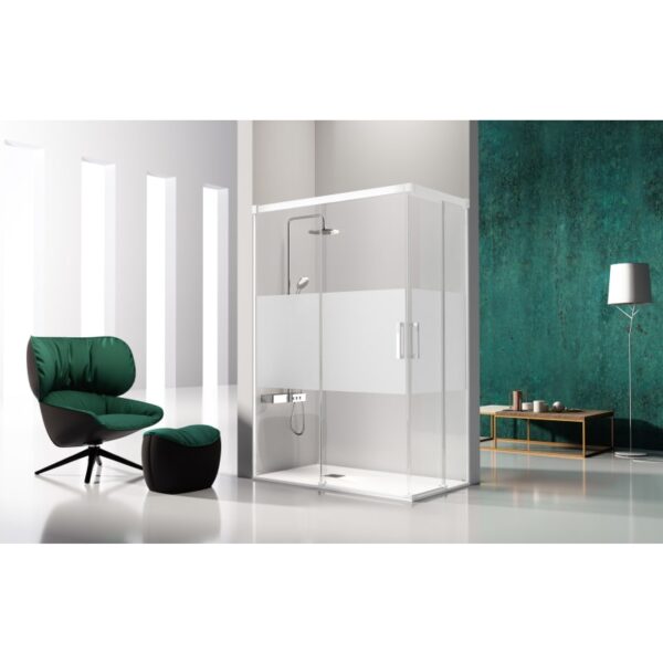 Mampara de ducha angular Glasé (GS607+GS607) Kassandra principal 5