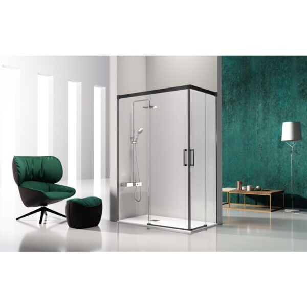 Mampara de ducha angular Glasé (GS607+GS607) Kassandra principal 2