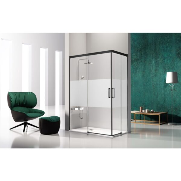 Mampara de ducha angular Glasé (GS607+GS607) Kassandra principal 4