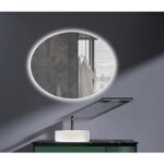Espejo de baño con luz LED Oval Ledimex principal 0