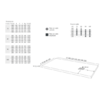 Plato de ducha de resina Liso Seda Doccia croquis 6