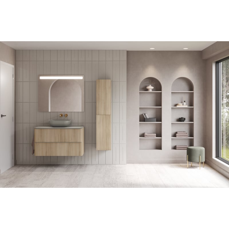 Mueble de baño con encimera arena de resina Dai Top Royo principal 0