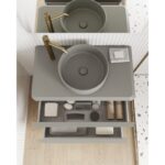 Mueble de baño con encimera arena de resina Dai Top Royo detalle 6