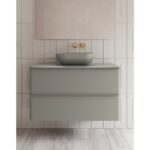 Mueble de baño con encimera arena de resina Dai Top Royo detalle 7