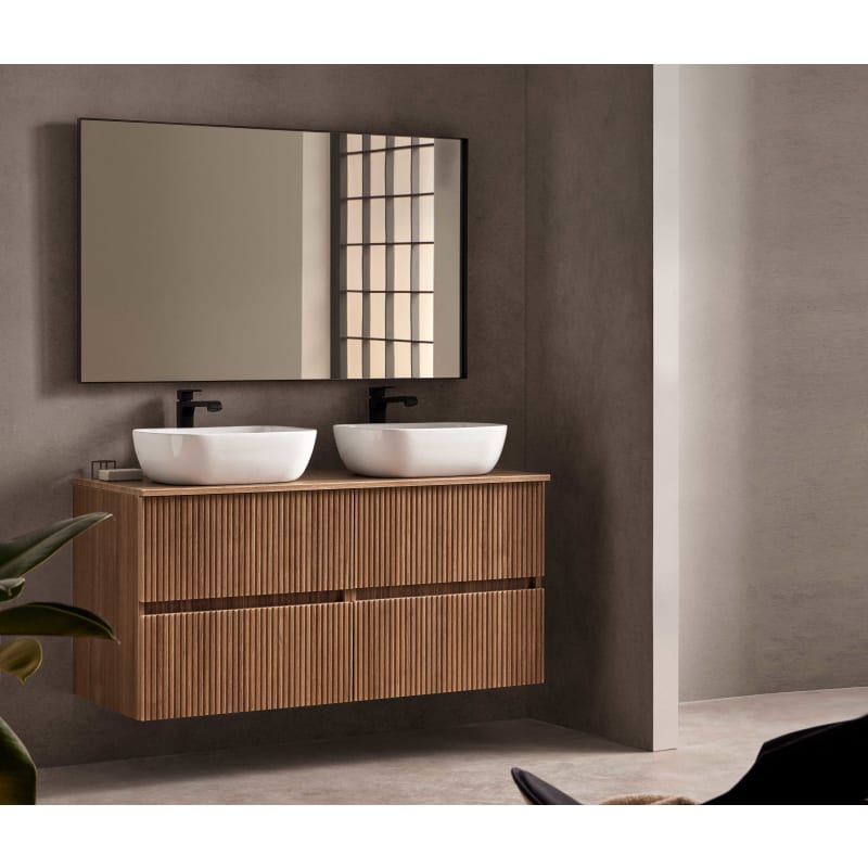 Conjunto mueble de baño con lavabo sobre encimera Etna Sanchís principal 0