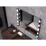 Espejo de baño con luz iluminaria Hollywood Eurobath principal 0