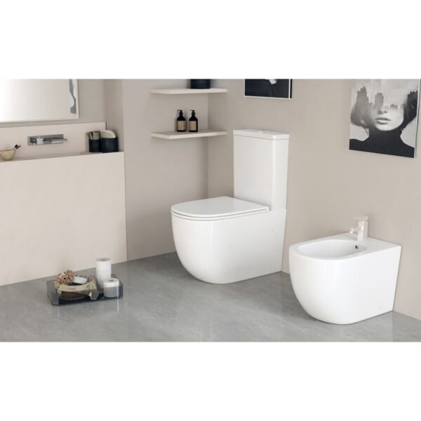 Pack inodoro + cisterna + bidé roundy principal 0