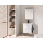 Conjunto completo mueble de baño fondo reducido 35 cm Hone Amizuva principal 5