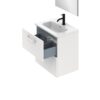 Conjunto completo mueble de baño fondo reducido 35 cm Hone Amizuva detalle 9