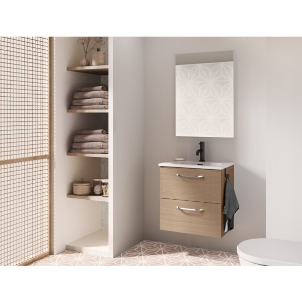Conjunto completo mueble de baño fondo reducido 35 cm Hone Amizuva principal 3