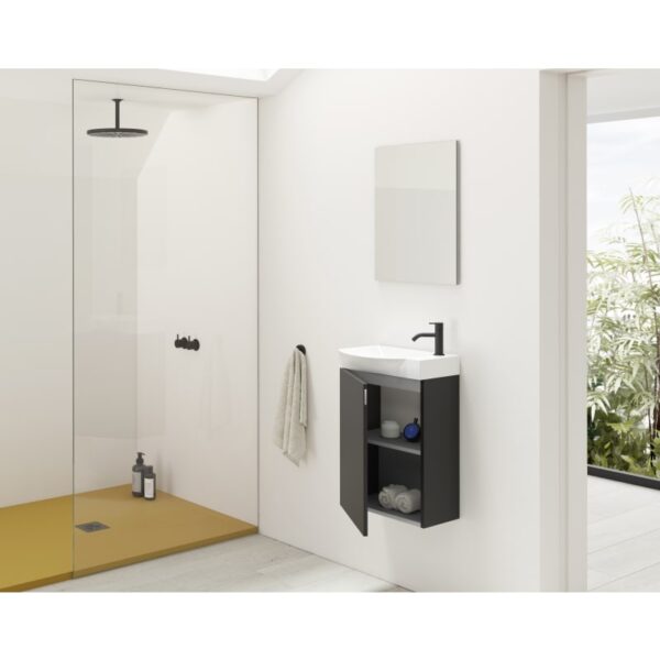 Conjunto completo mueble de baño fondo reducido 34 cm Mika Amizuva principal 1